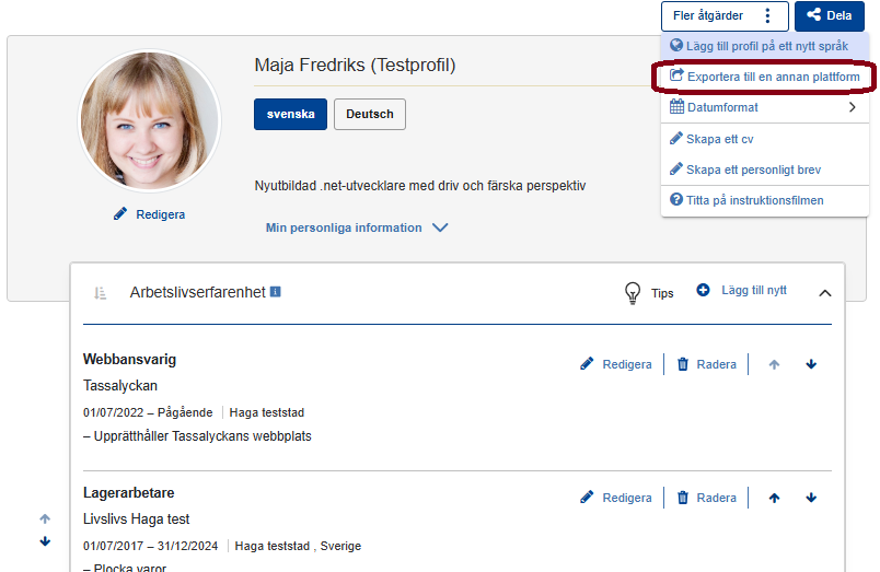 Bild 2 Dela profil på eures alt 2.png