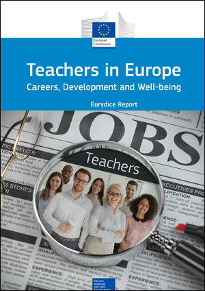 Omslag Eurydikerapporten Teachers in Europe – Careers, Development and Well-being