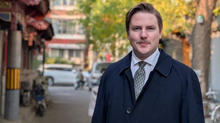 Daniel Ekström, innovations- och forskningsråd vid svenska ambassaden i Peking.