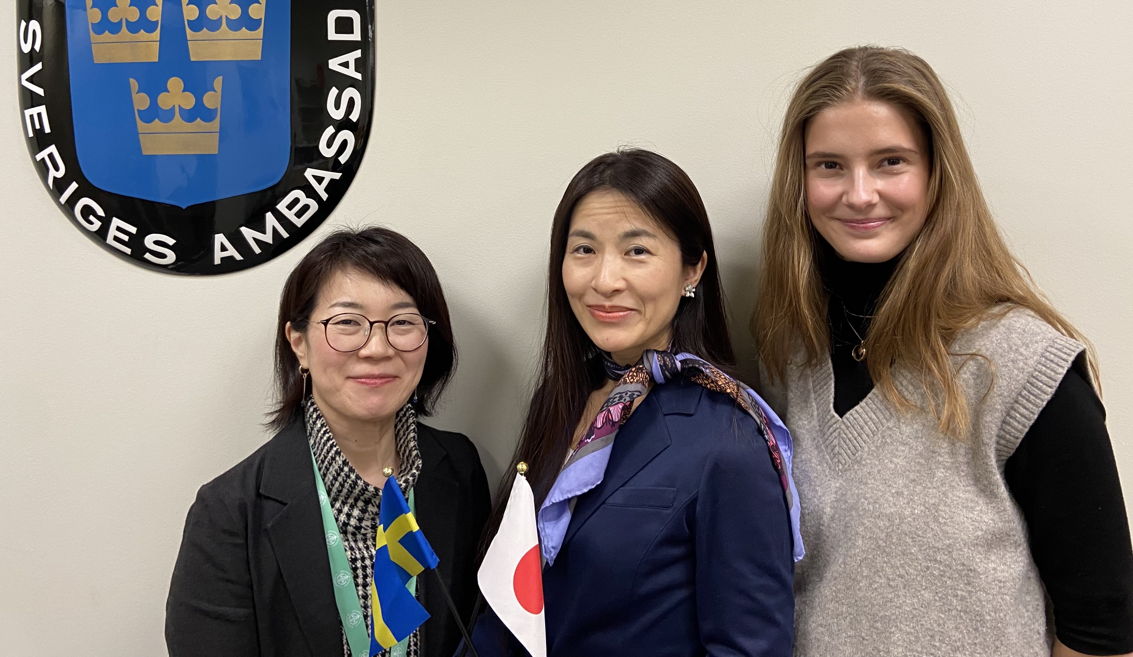 Paloviita Nilsson på kontoret för forsknin och innovation på Sveriges ambassad i Tokyo.