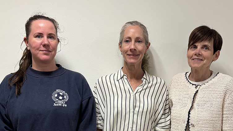 Jessica Araskog, Jessica Eklund och Solveig Victorin, pedagoger vid Fogdegatans förskola i Eskilstuna. 