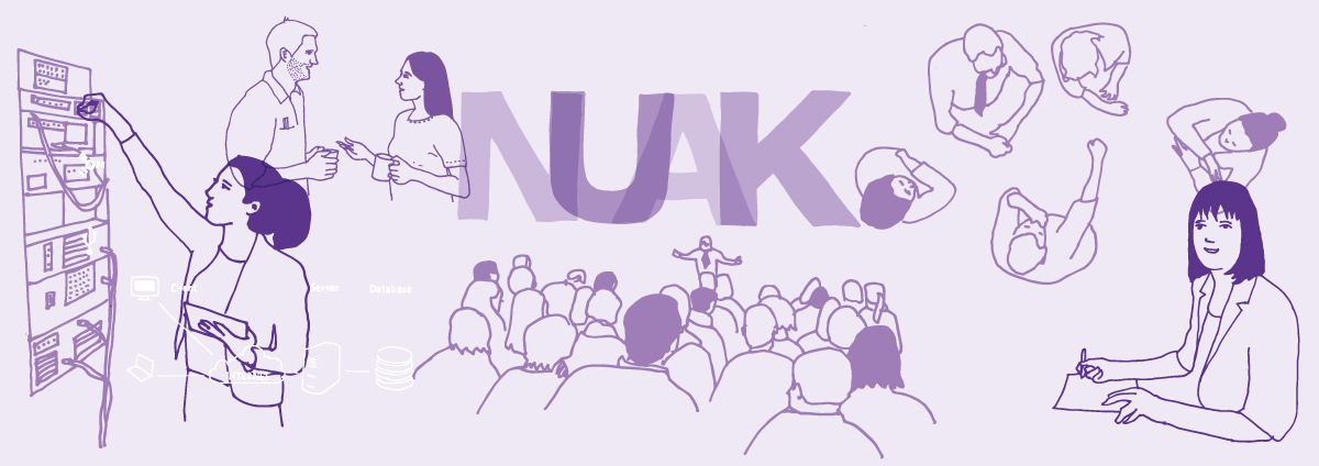 Illustration för konferensen NUAK 2023