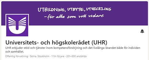 UHR på LinkedIn.
