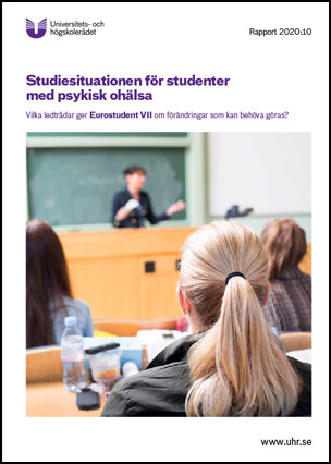 Ladda ner rapporten ”Studiesituationen för studenter med psykisk ohälsa” (pdf)